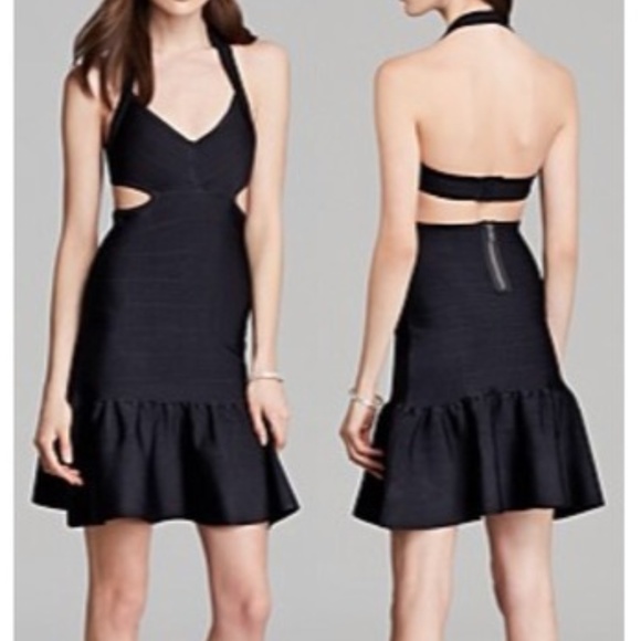 Guess Dresses & Skirts - NEW GUESS Black Mirage Bandage Halter Mini Dress